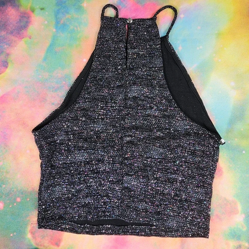 Sparkly Two Piece Set Top and Skirt Party Clubwear‎